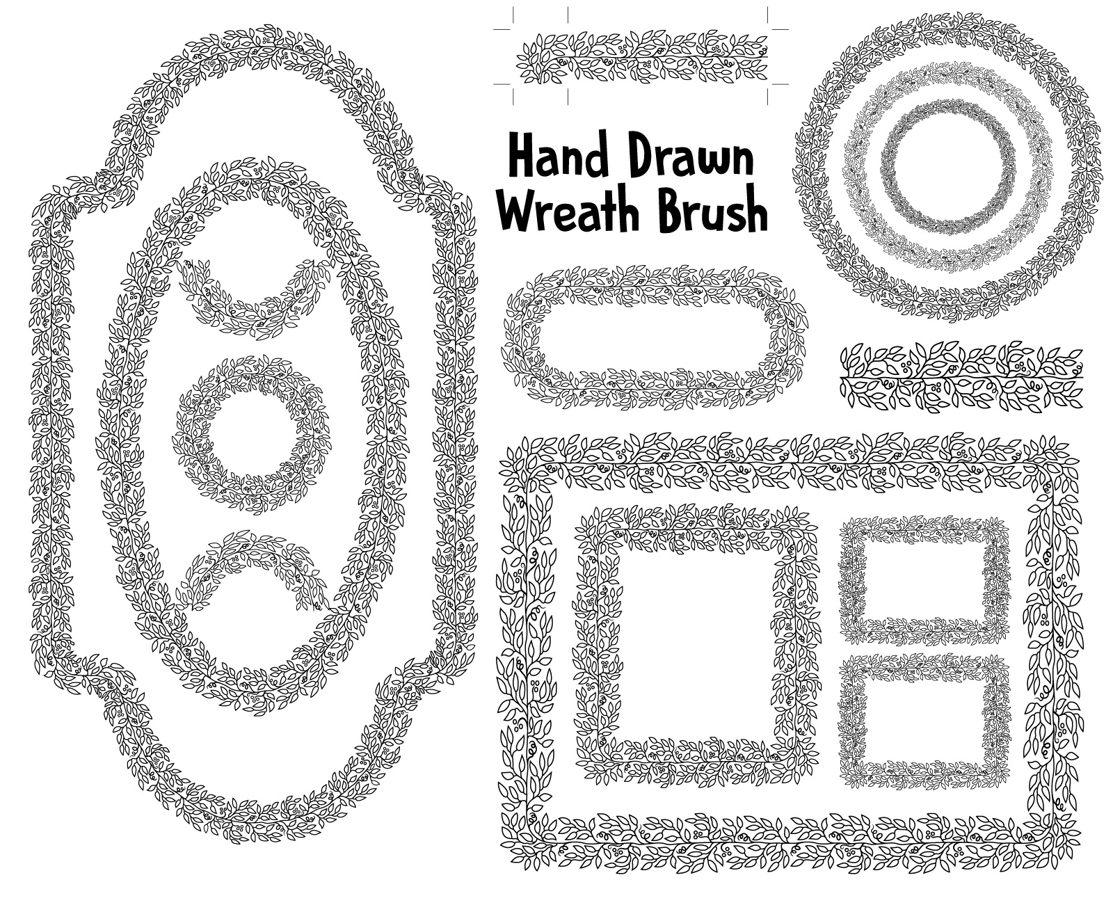 hand-drawn-wreath-brush-for-illustrator-name-that-christmas-special